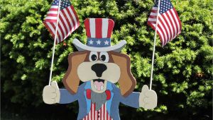 Patriotic Yard Decor Patriotic Dog by Candkgifts On Etsy Patriotic Yard Art Pinterest