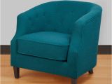 Peacock Blue Accent Chair Ansley Peacock Blue Tub Chair Contemporary Armchairs