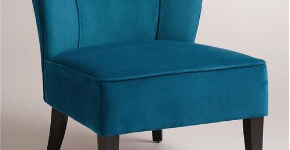 Peacock Blue Accent Chair Peacock Quincy Chair Worldmarket Home Fice