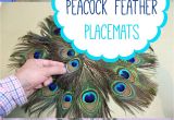 Peacock Decorations for Party Diy Peacock Feather Placemats Pinterest Inline Peacock Feathers