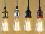 Pendant Lights that Screw Into socket Loft Hanging Lamp socket Vintage Edison Pendant Lights Retro Black