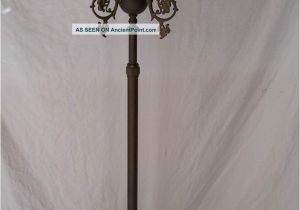 Period Lighting Fixtures Antique Victorian Style Kerosene Oil Floor Lamp Brass John