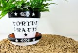 Personalized Decorative Lifesaver 5 or 6 Inch Custom Pots with Saucers Hand Painted Terracotta Pot