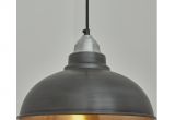 Pewter Light Fixtures Old Factory Pendant 12 Inch Pewter Copper Kitchens that I