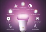 Philips Hue Flood Light Philips 464487 Hue White and Color Ambiance A19 60w Equivalent