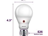 Philips Light Bulbs Automotive Philips Led Dusk to Dawn A19 Frosted Light Bulb 800 Lumen 2700