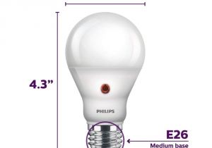 Philips Light Bulbs Automotive Philips Led Dusk to Dawn A19 Frosted Light Bulb 800 Lumen 2700