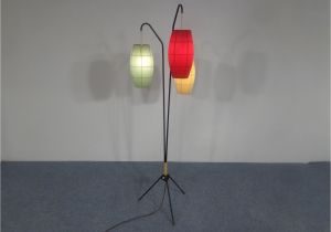 Photographer S TriPod Floor Lamp TriPod Lamp with Three Lanterns 1950s for Sale at Pamono