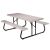 Picnic Table that Folds Into A Bench Picnic Tables Patio Tables the Home Depot