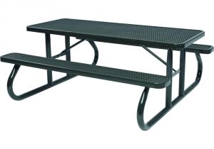 Picnic Table that Folds Into A Bench Tradewinds Park 6 Ft Black Commercial Picnic Table Hd D601gs Bk