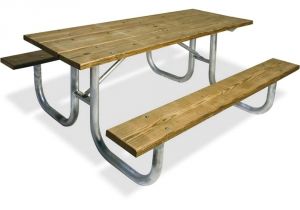 Picnic Table that Turns Into A Bench Ultra Play 8 Ft Pressure Treated Wood Commercial Park Extra Heavy