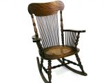 Pictures Of Antique Rocking Chairs Antique Rocking Chair Wooden Cane Seat Vintage Tiger Oak 11 Main