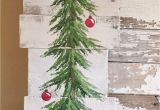 Pictures Of Decorative Pine Trees Christmas Tree Sign Farmhouse Decor Christmas Decoration White