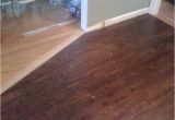 Pictures Of Different Color Wood Floors Natural Color Hardwood Transition to Dark Brown Hand