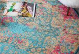 Pink and Blue Aztec Rug Blue 6 X 6 Palazzo Round Rug area Rugs Esalerugs Design My