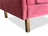 Pink Fluffy Chair Cushion Lexington Velvet Chair Sacred Spaces by Lauren