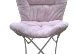 Pink Fluffy Chair Target Folding Plush butterfly Chair In Blush Pink Stylish Relaxing
