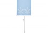 Pink Girly Lamps Simple Light Blue Pretty orchid Flower with Name Table Lamps