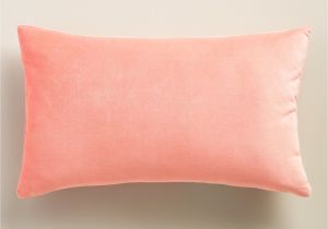 Pink Velvet Floor Cushions Crafted Of Luxurious Cotton Velvet Our soft Pink Lumbar Pillow is A