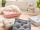 Pink Velvet Floor Cushions Washed Corduroy Floor Pillow Floor Pillows Pillows and Playrooms
