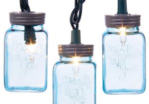 Pizza String Lights Mason Jar String Lights Shabby Chic Pinterest Blue Mason Jars