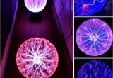 Plasma Ball Lava Lamp Sphere Lightning Lamp Light Party Black Base Glass Plasma Ball