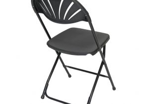 Plastic Blow Up Chairs Classic Series Black Fan Back Plastic Folding Chair 720 Lb