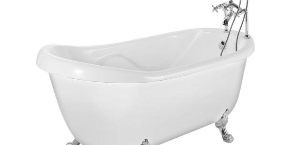 Plastic Claw Foot Bathtub aston 5 Feet 6 Inch Acrylic Clawfoot Slipper Bathtub with