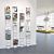 Plastic Wall Mounted Brochure Rack Decoration Single Pocket Wall Mount Magazine Holder Business Flyer