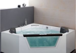 Platinum Whirlpool Bathtub by Ariel 60" X 60" Ariel Am156jdtsz Corner Platinum Whirlpool