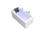 Platinum Whirlpool Bathtub by Ariel Ariel Platinum 59 In Acrylic Right Drain Rectangular