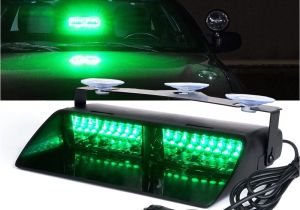Plow Strobe Lights Amazon Com Xprite Green 16 Led High Intensity Led Law Enforcement