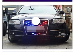 Police Interior Light Bars X2 Led Warning Light Control Super Power Strobe Flash Car Working
