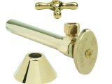 Polished Brass Shower Fixtures Brasscraft 1 2 In Nom Sweat X 3 8 In O D Comp Multi Turn Angle