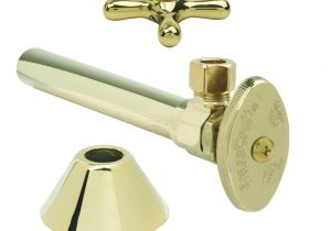 Polished Brass Shower Fixtures Brasscraft 1 2 In Nom Sweat X 3 8 In O D Comp Multi Turn Angle