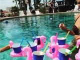 Pool Float Rack Best Quality Pvc Inflatable Drink Cup Holder Donut Flamingo