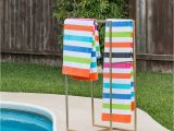 Pool Float Rack How to Make A Metal Poolside towel Rack towels Metals and Diy Ideas
