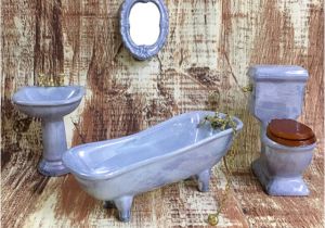 Porcelain Bathtubs for Sale 1 12 Dollhouse Miniature Porcelain Bathroom Furniture Set