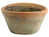 Porcelain Flower Pots Homart Rustic Terra Cotta Oval Pot Large Antique Red 1 Count