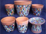 Porcelain Flower Pots Mosaic Pots Bird Bath Explore Mosaics and Craft