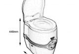 Portable Bathroom Dimensions Caravansplus thetford toilet Porta Potti Excellence