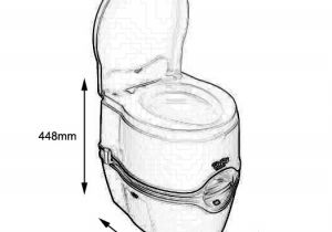 Portable Bathroom Dimensions Caravansplus thetford toilet Porta Potti Excellence