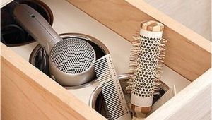 Portable Bathroom Drawers Creative Hair Dryer and Curling Iron Storage Ideas Hative