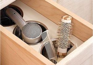 Portable Bathroom Drawers Creative Hair Dryer and Curling Iron Storage Ideas Hative