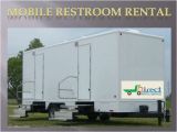 Portable Bathroom Rental Prices Mobile Restroom Trailers for Outdoor Weddings within