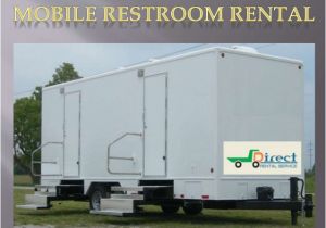 Portable Bathroom Rental Prices Mobile Restroom Trailers for Outdoor Weddings within