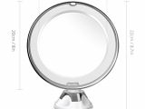 Portable Bathroom Vanity Mirrors Beautural Makeup Mirror 10x Magnifying Lighted Vanity