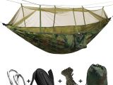 Portable Bathtub Camping 1 2 Person Camo Outdoor Mosquito Net Hammock Camping Hanging