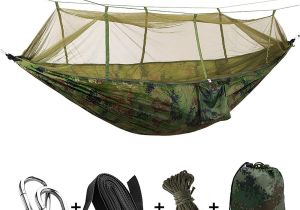 Portable Bathtub Camping 1 2 Person Camo Outdoor Mosquito Net Hammock Camping Hanging