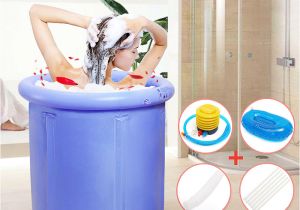 Portable Bathtub for Adults Canada Inflatable Bathtub Portable Pvc Plastic Tub Folding Water